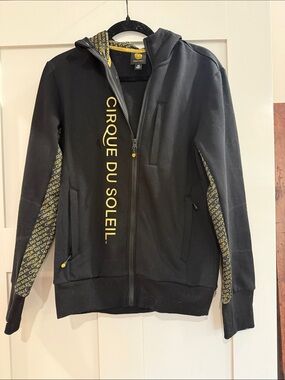 Cirque du Soleil Black & Yellow Zip Hoodie - Mens XS
